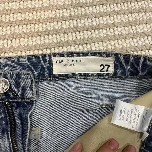 Rag & Bone High Rise Barrel Jeans in Harmony - Picture 5 of 7